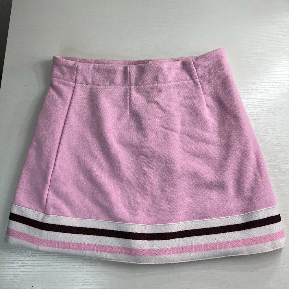 American Apparel Pink Terry Cheer Skirt - Picture 2 of 8